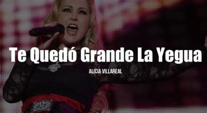 The Meaning Behind The Song: Te quedó grande la yegua by Alicia Villarreal