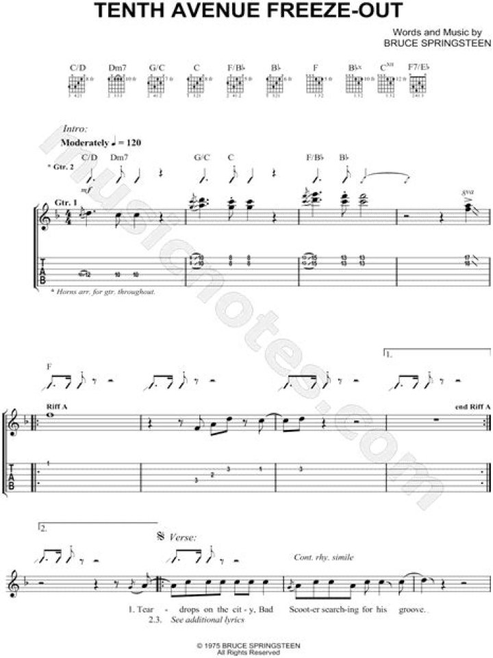 The Meaning Behind The Song: Tenth Avenue Freeze-out by Bruce Springsteen