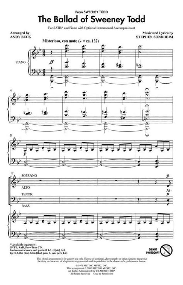 The Meaning Behind The Song: The Ballad Of Sweeney Todd: His Hands Were Quick; His Fingers Strong by Stephen Sondheim