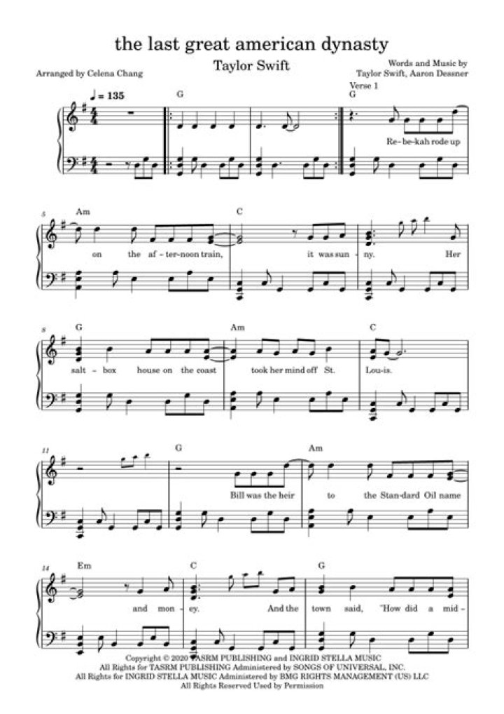 The Meaning Behind The Song: The Last Great American Dynasty by Taylor Swift