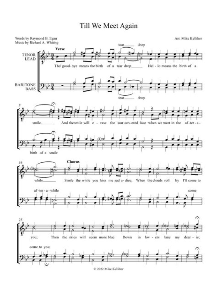 The Meaning Behind The Song: Till We Meet Again by Doris Day