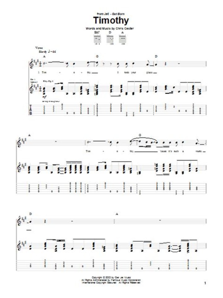 The Meaning Behind The Song: Timothy by Jet