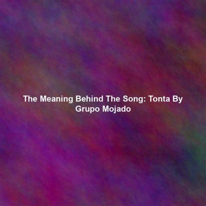 The Meaning Behind The Song: Tonta by Grupo Mojado