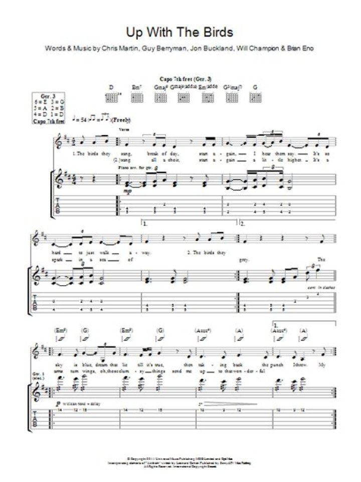 The Meaning Behind The Song: Up With the Birds by Coldplay