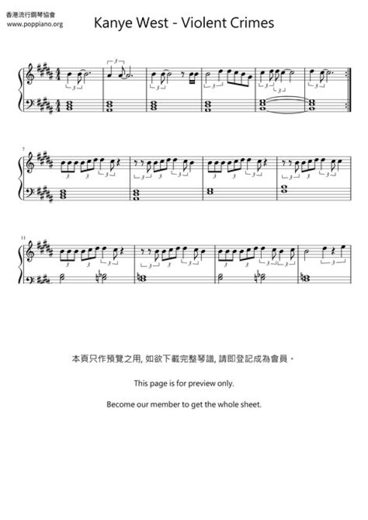 The Meaning Behind The Song: Violent Crimes (OG) by Kanye West