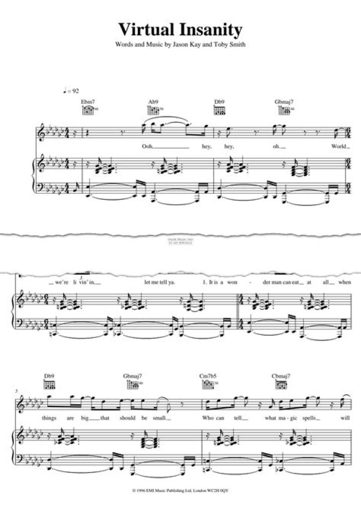 The Meaning Behind The Song: Virtual Insanity by Jamiroquai