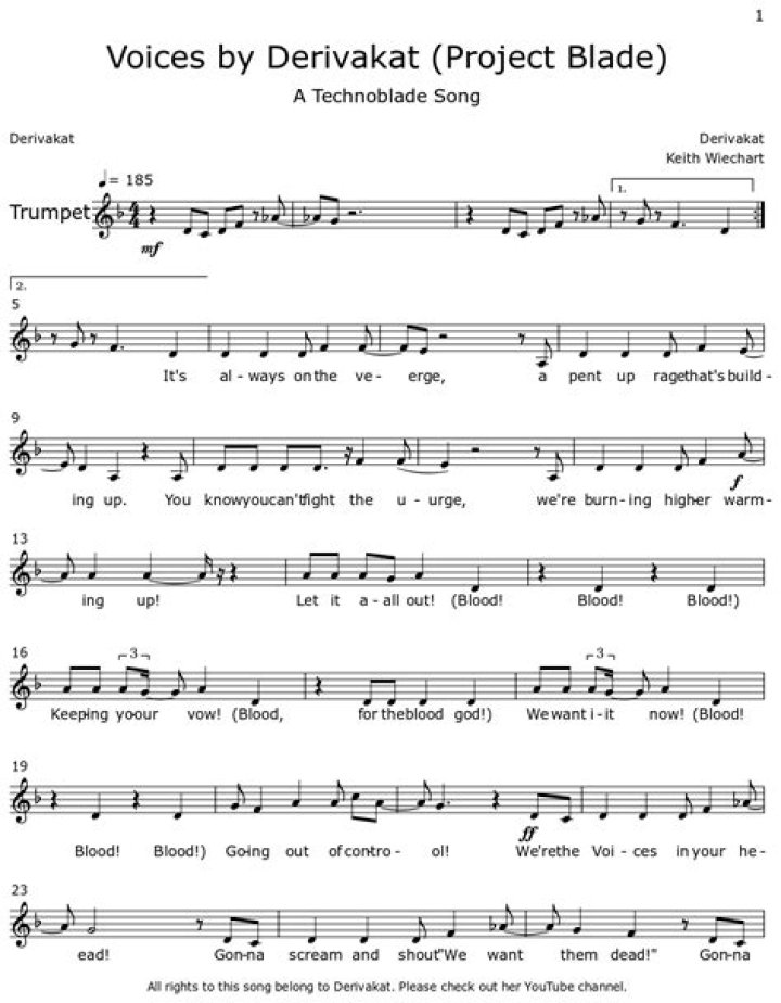 The Meaning Behind The Song: Voices by Derivakat