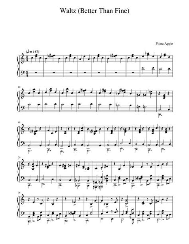 The Meaning Behind The Song: Waltz (Better Than Fine) by Fiona Apple