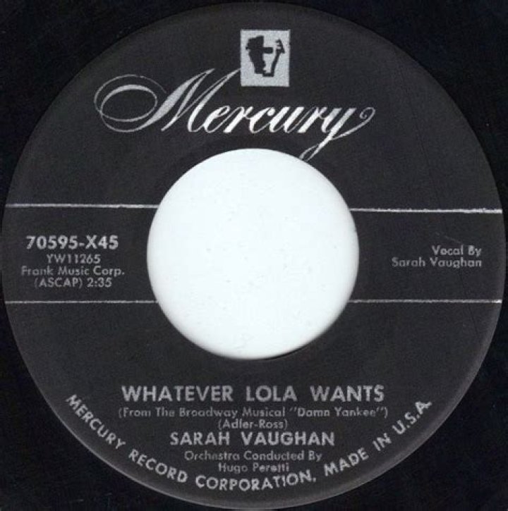 The Meaning Behind The Song: Whatever Lola Wants by Sarah Vaughan