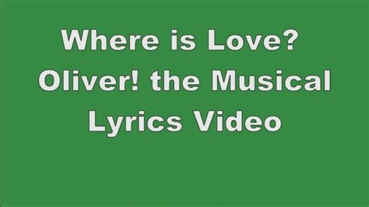 The Meaning Behind The Song: Where Is Love? by Oliver