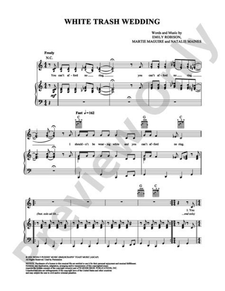 The Meaning Behind The Song: White Trash Wedding by Dixie Chicks