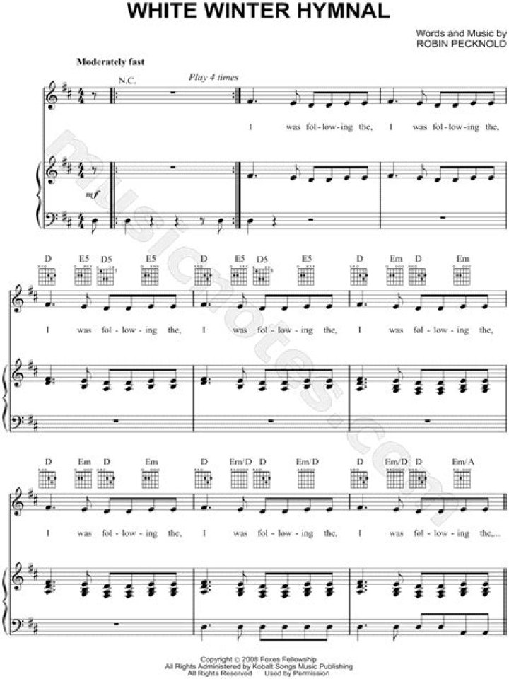 The Meaning Behind The Song: White Winter Hymnal by Pentatonix