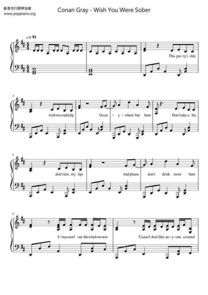 The Meaning Behind The Song: Wish You Were Sober by Conan Gray