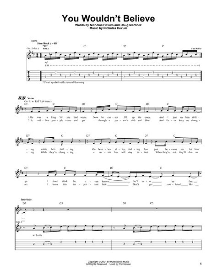 The Meaning Behind The Song: You Wouldn’t Believe by 311