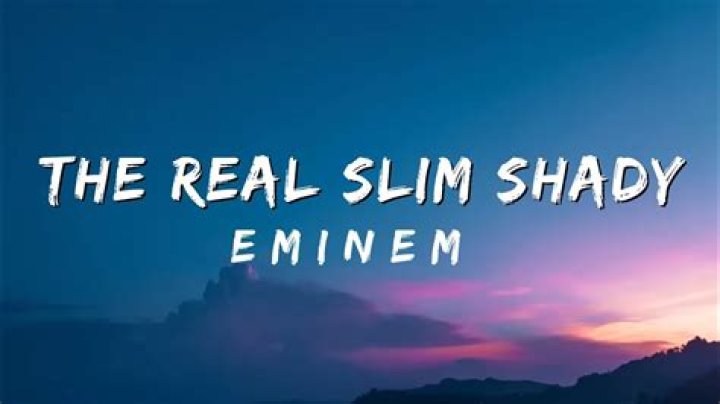 The real slime shady lyrics