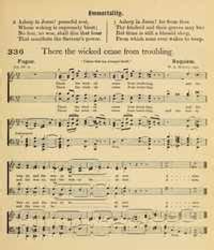 The wicked shall cease their troubling lyrics lyrics