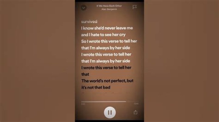 The worlds not perfect mp3 lyrics