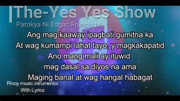 The yes yes show francis m lyrics lyrics