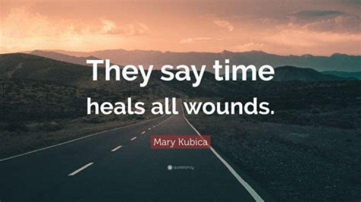 They say that time heals all the lyrics