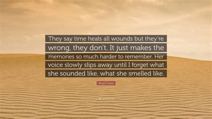 They say time heals wounds but the scars remain lyrics