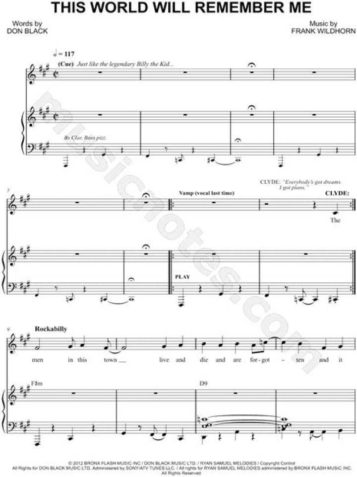 This world will remember me lyrics