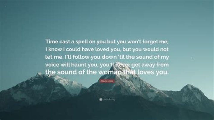 Time cast a spell on me and you lyrics