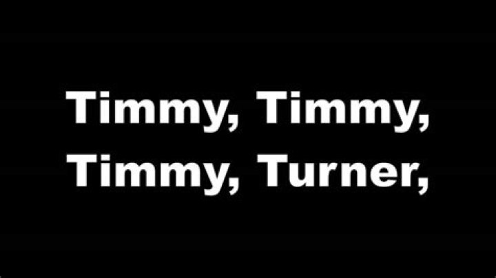 Timmy timmmy turner lyrics