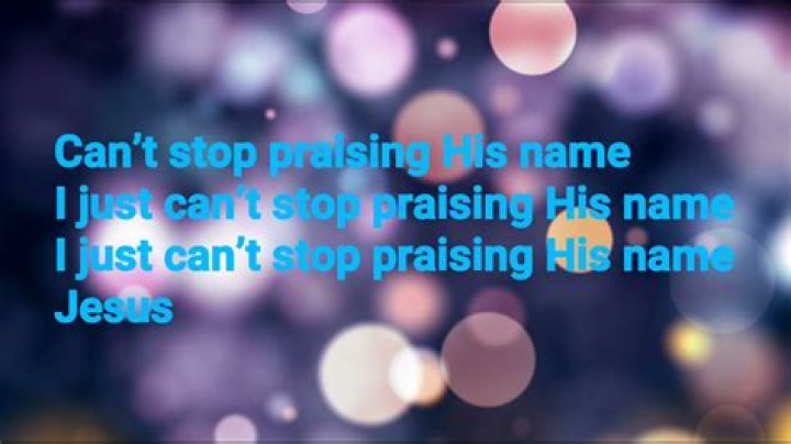 To cant stop praising his name by the pentecostals lyrics