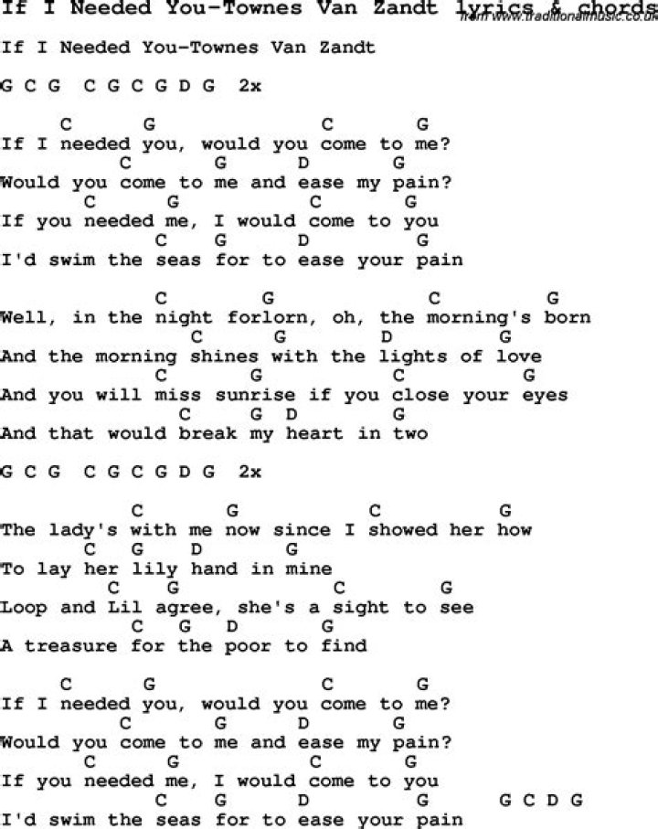 Townes van zandt lyrics