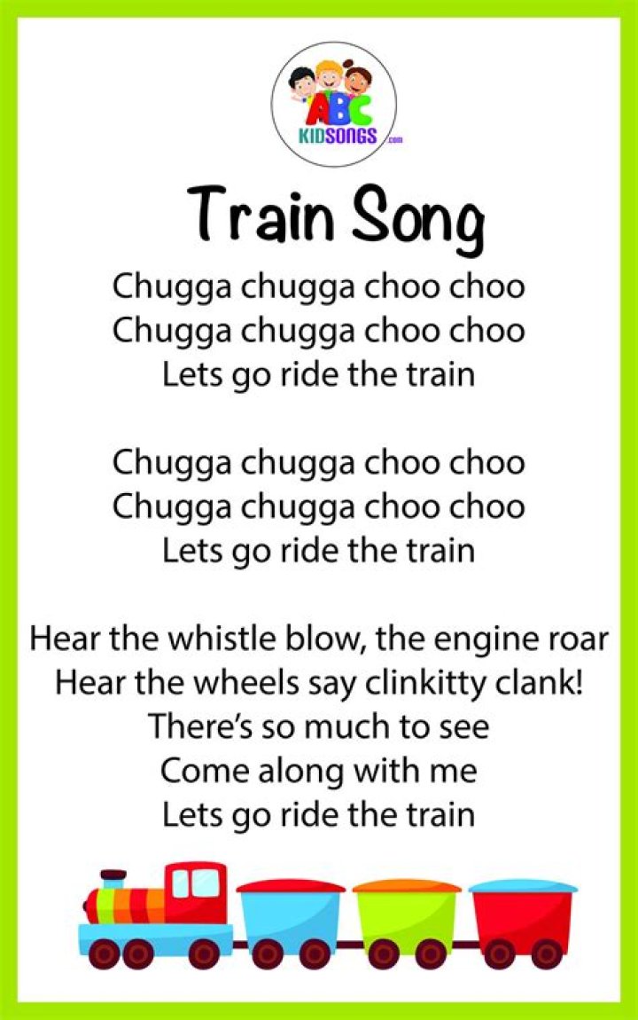 Train song lyrics