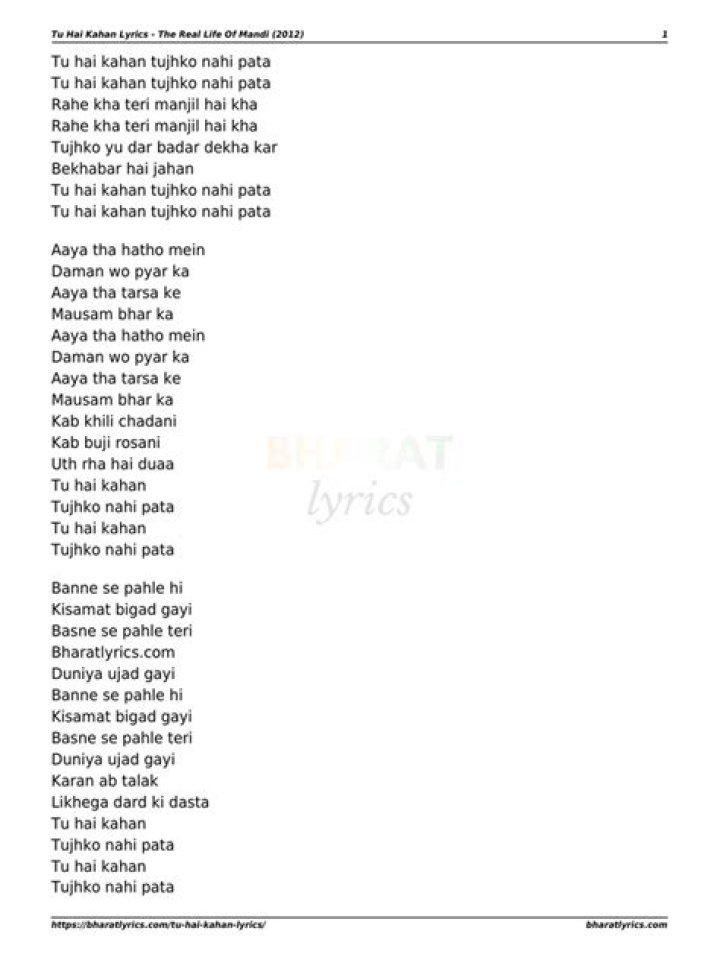 Translate to hindi lyrics