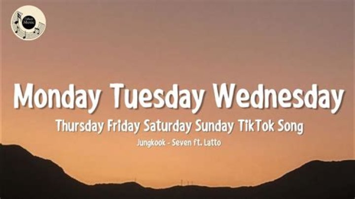 Tuesday just wont help me on wednesday lyrics