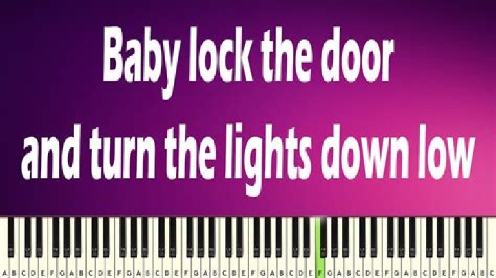Turn the lights down low let body go lyrics