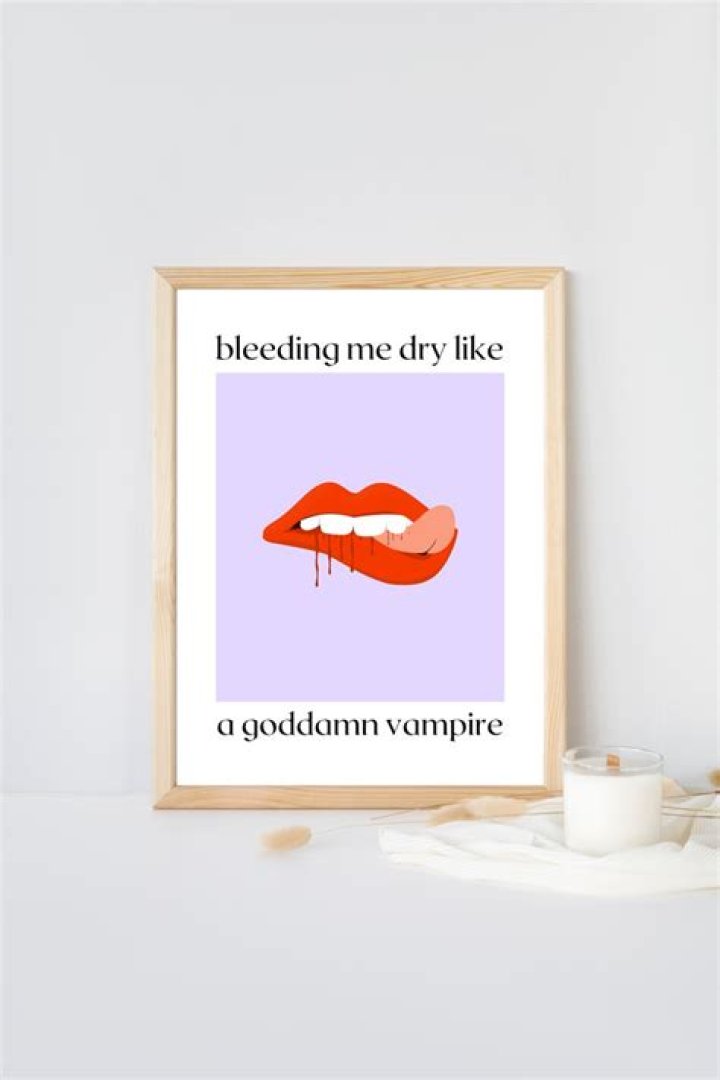 Vampire bleeding you dry lyrics