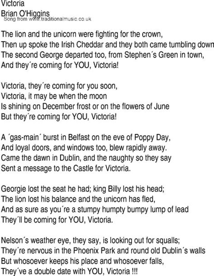 Victoria hymn lyrics