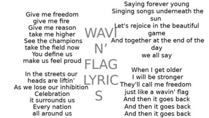 Wavin flag hiphop lyrics