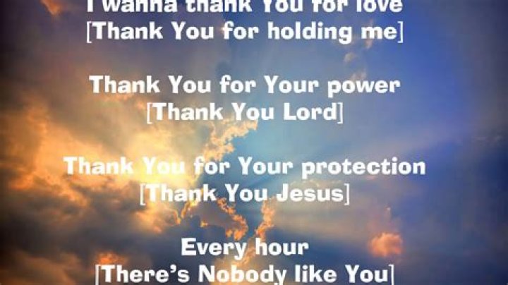 We just want to praise you jesus for all the things that you have done lyrics