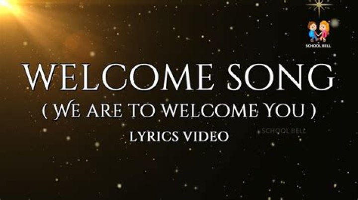 We welcome welcome you lyrics