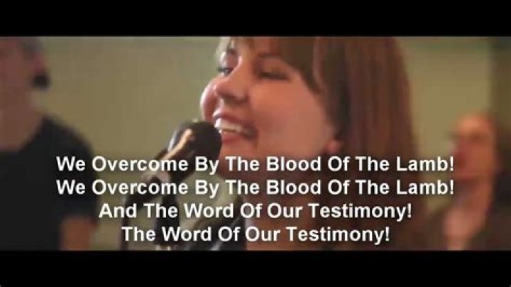 We will overcome by the blood of the lamb lyrics