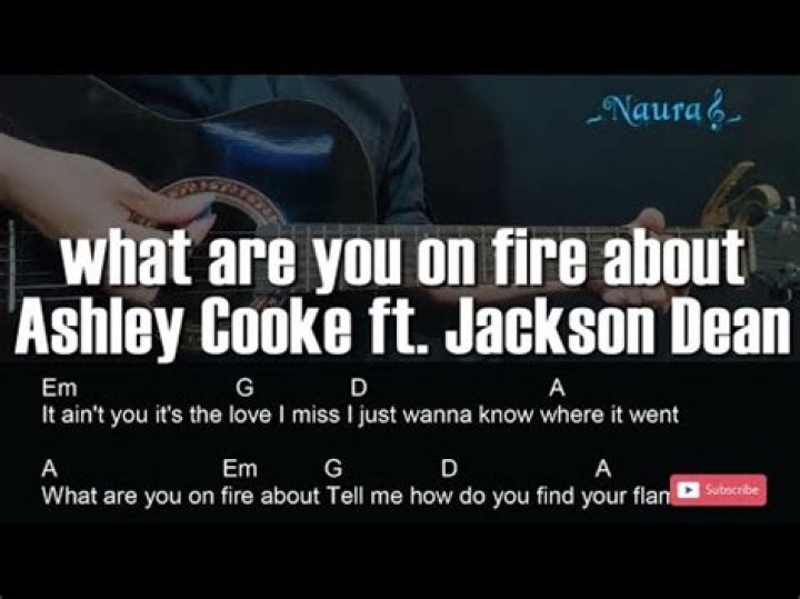 WHAT ARE YOU ON FIRE ABOUT CHORDS by Ashley Cooke & Jackson Dean