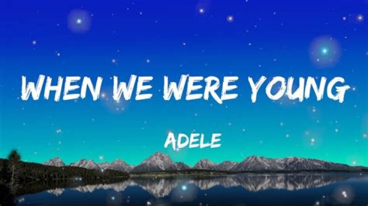 When we were young, we had so much fun dancing in the sun lyrics