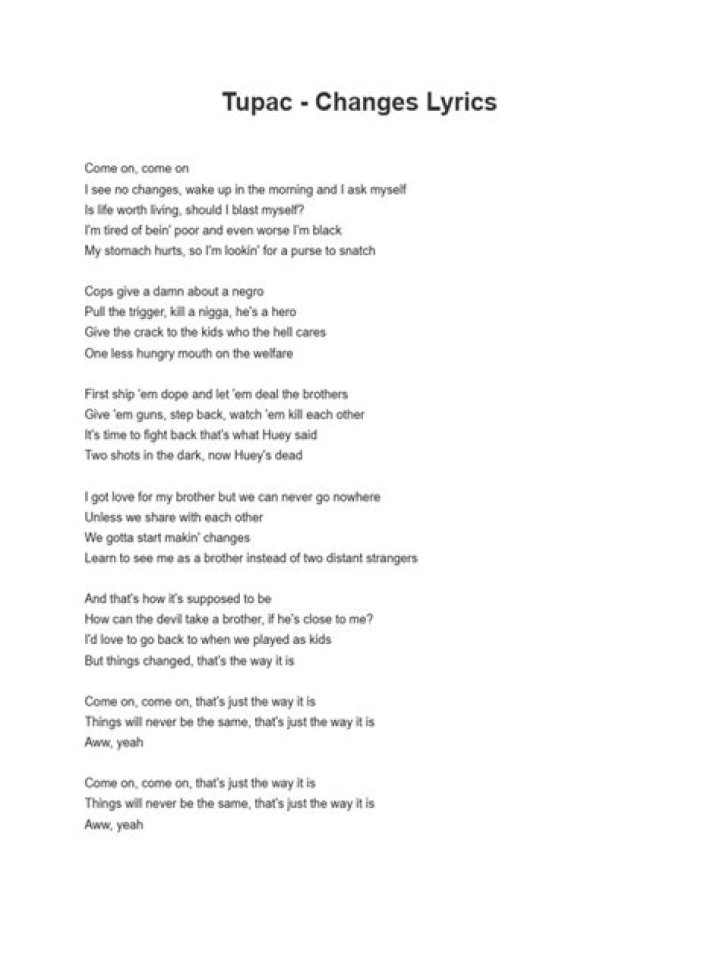 Where is the love tupac lyrics