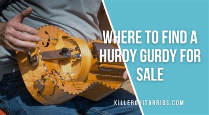 Where to Find Hurdy Gurdy for Sale?