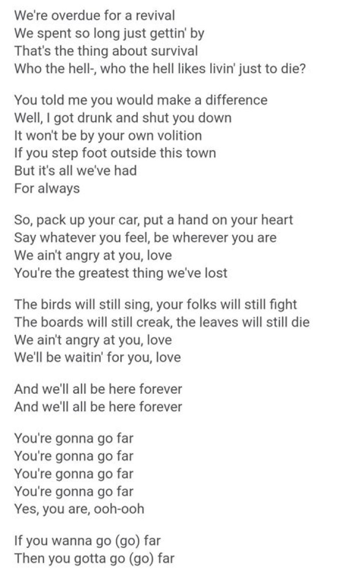 Where you gonna stay tonight lyrics