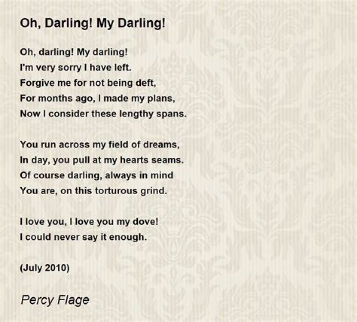 Will you be my darling lyrics