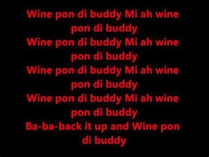 Wine pon di she say she lyrics