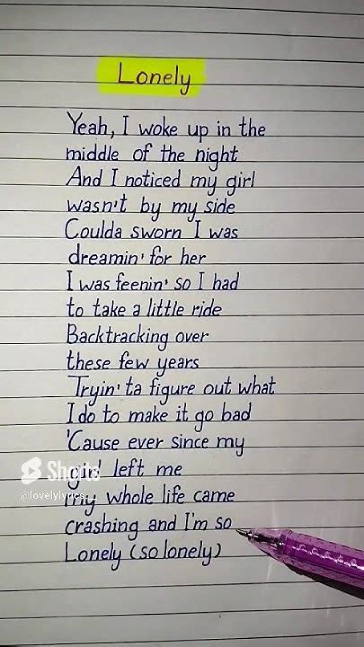 Woke up in the middle of the night lyrics