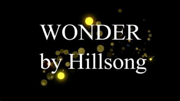 Wonder by hillsong lyrics