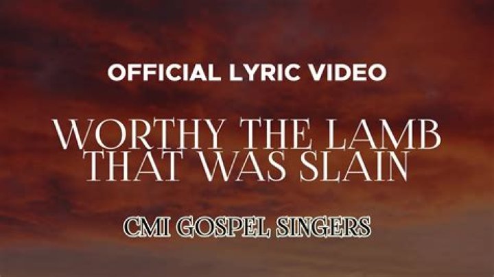 Worthy is the lamb that was slain to receive glory and honor lyrics