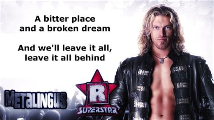 Wwe edge lyrics